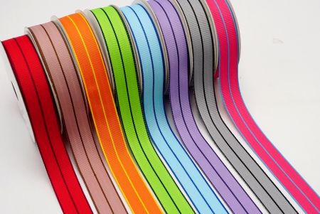 Saltus Color Grosgrain Stripes Ribbon_K1749